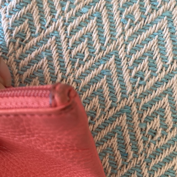 Coach Wristlet (Peach) w/Silver Hardware - Picture 9 of 10